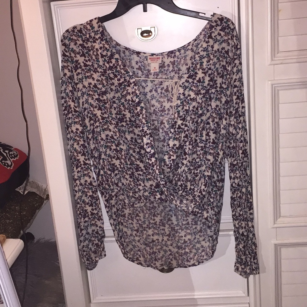 Mossimo Supply Co. - Floral Open Front Shirt!!